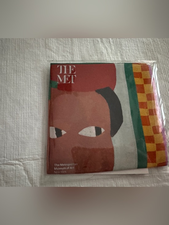 The Met Accessories - The MET Museum William H Johnson Three Children Silk Scarf Neckerchief NWT